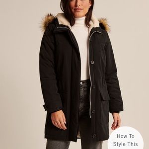 Abercrombie lined Parka